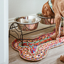 Load image into Gallery viewer, Hand-Woven Chindi Pet Mat
