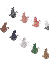 Load image into Gallery viewer, Recycled Cat Paper Garland
