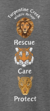 Load image into Gallery viewer, Rescue, Care and Protect Long Sleeve Hooded T-Shirt Design #3