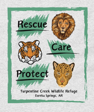 Load image into Gallery viewer, Rescue, Care and Protect Adult T-Shirt Design #1