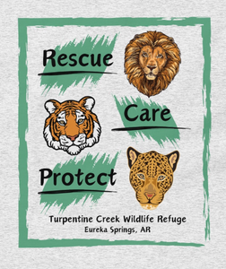 Rescue, Care and Protect Adult T-Shirt Design #1