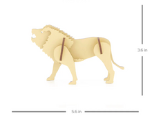 Load image into Gallery viewer, Lion Wood Table Topper Craft Kit