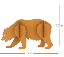 Load image into Gallery viewer, Grizzly Bear Wood Table Topper Craft Kit