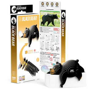 3D Black Bear Puzzle