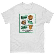 Load image into Gallery viewer, Rescue, Care and Protect Adult T-Shirt Design #1