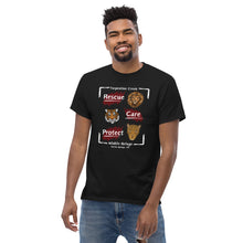 Load image into Gallery viewer, Rescue, Care and Protect Adult T-Shirt Design #2