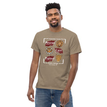 Load image into Gallery viewer, Rescue, Care and Protect Adult T-Shirt Design #2