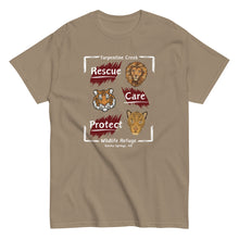 Load image into Gallery viewer, Rescue, Care and Protect Adult T-Shirt Design #2