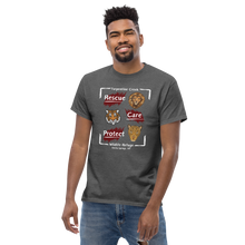 Load image into Gallery viewer, Rescue, Care and Protect Adult T-Shirt Design #2