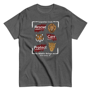 Rescue, Care and Protect Adult T-Shirt Design #2