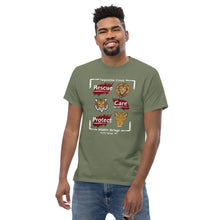 Load image into Gallery viewer, Rescue, Care and Protect Adult T-Shirt Design #2