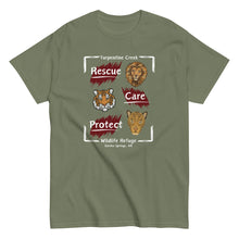Load image into Gallery viewer, Rescue, Care and Protect Adult T-Shirt Design #2
