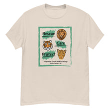 Load image into Gallery viewer, Rescue, Care and Protect Adult T-Shirt Design #1