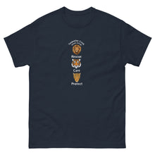 Load image into Gallery viewer, Rescue, Care and Protect Adult T-shirt Design #3