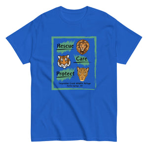 Rescue, Care and Protect Adult T-Shirt Design #1
