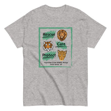 Load image into Gallery viewer, Rescue, Care and Protect Adult T-Shirt Design #1