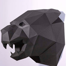 Load image into Gallery viewer, 3D Paper Art Black Panther
