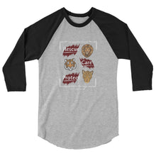 Load image into Gallery viewer, Rescue, Care and Protect 3/4 Raglan T-shirt Design #2