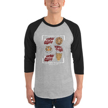Load image into Gallery viewer, Rescue, Care and Protect 3/4 Raglan T-shirt Design #2