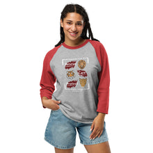 Load image into Gallery viewer, Rescue, Care and Protect 3/4 Raglan T-shirt Design #2