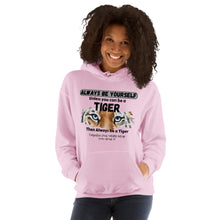 Load image into Gallery viewer, Be a Tiger Unisex Adult Hoodie (Black Text)