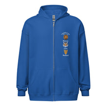 Load image into Gallery viewer, Rescue, Care and Protect Zip Hoodie Design #3