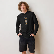 Load image into Gallery viewer, Rescue, Care and Protect Long Sleeve Hooded T-Shirt Design #3
