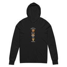 Load image into Gallery viewer, Rescue, Care and Protect Long Sleeve Hooded T-Shirt Design #3
