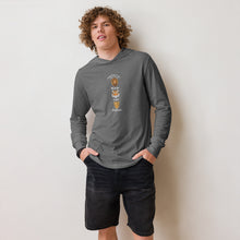 Load image into Gallery viewer, Rescue, Care and Protect Long Sleeve Hooded T-Shirt Design #3