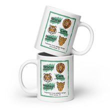 Load image into Gallery viewer, Rescue, Care, Protect White Ceramic Mug Design #1