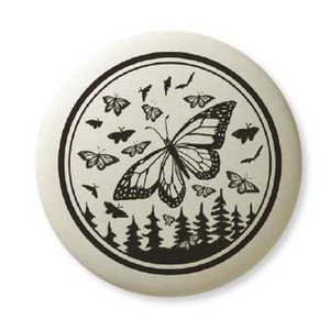 Porcelain Monarch Butterfly Pendant