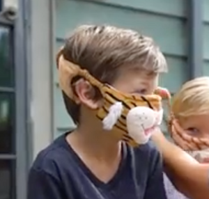 Kids Plush Face Mask