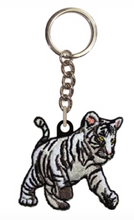Load image into Gallery viewer, Embroidered Animal Shaped Keychains