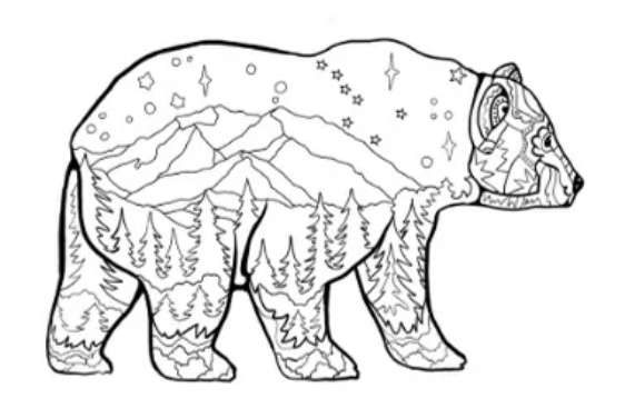 Coloring Book: Animals (A to I)