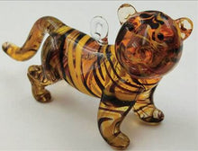 Load image into Gallery viewer, Glass Blown Tiger Ornament
