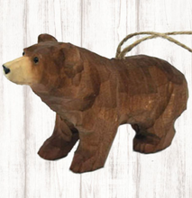 Load image into Gallery viewer, Hand Carved Wood Ornaments
