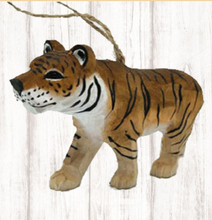 Load image into Gallery viewer, Hand Carved Wood Ornaments