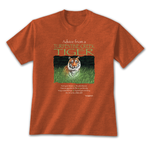 Advice from a Tiger Adult T-shirt