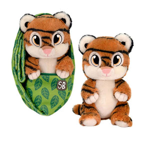 9.5" Tiger Swaddle Baby