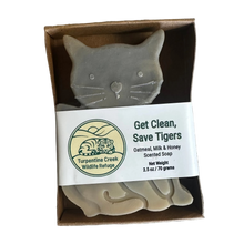 Load image into Gallery viewer, Tabby Cat (Clancy) Kitty Cat Bar Soap
