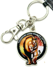 Lion and Tiger Key Ring
