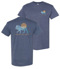 Load image into Gallery viewer, Linwood Lion Adult T-Shirt (Front Chest and Full Back Design)
