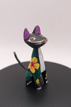 Load image into Gallery viewer, Sitting Hand Carved Oaxacan Cats with Tails
