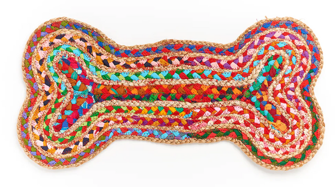 Hand-Woven Chindi Pet Mat