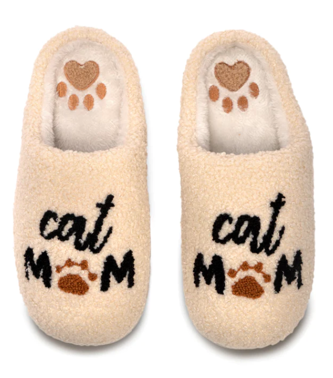 Cat Mom Slide Slippers