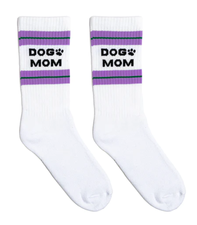 Dog Mom Classic Crew Socks