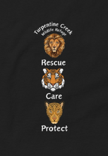 Load image into Gallery viewer, Rescue, Care and Protect Adult T-shirt Design #3
