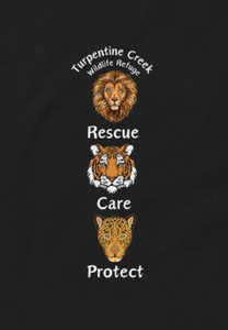 Rescue, Care and Protect Adult T-shirt Design #3