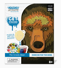 Load image into Gallery viewer, Get Stacked Bear Paint &amp; Puzzle Kit
