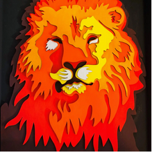 Load image into Gallery viewer, Get Stacked Lion Paint &amp; Puzzle Kit
